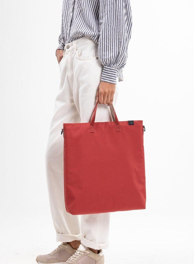 DailyObjects Pivot Top Handle Tote - Coral - Image 3